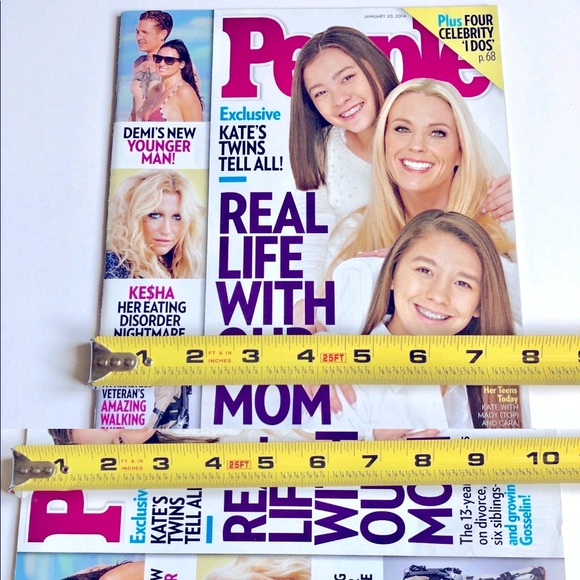 4/$10 PEOPLE MAGAZINE KATE GOSSELIN Twins DEMI MOORE Issue JANUARY 20, 2014 NEW - Picture 9 of 14